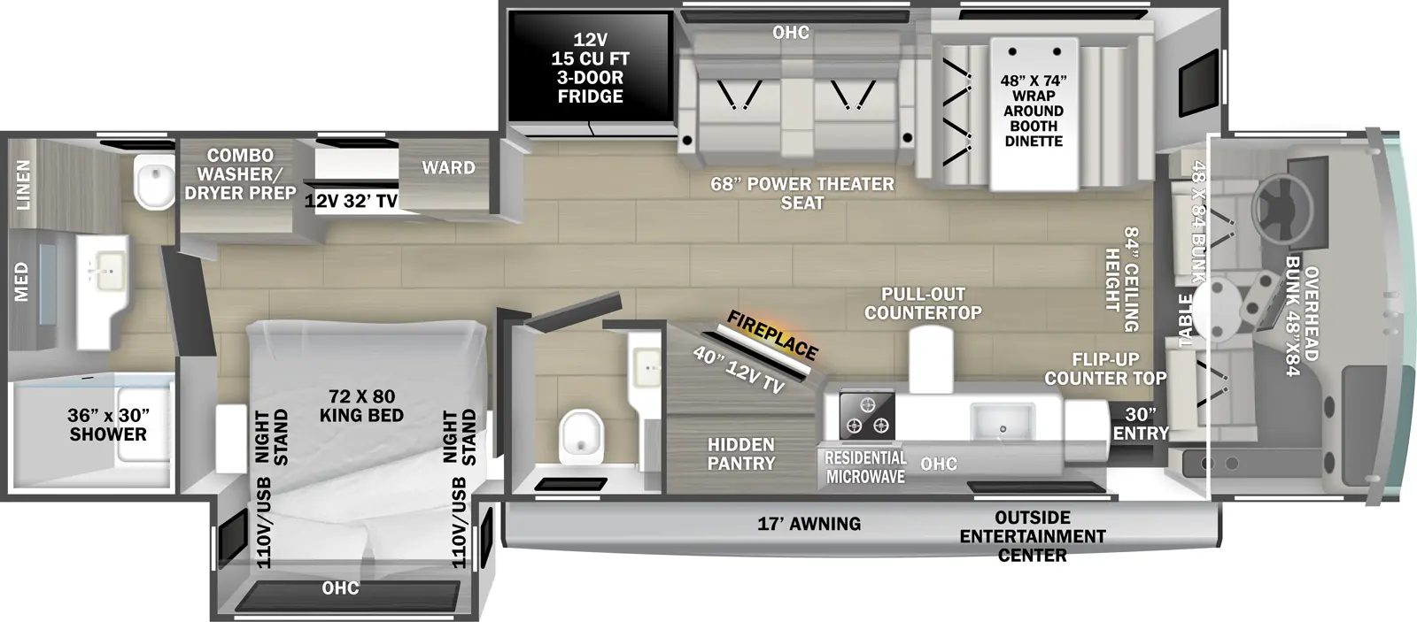 Fr3 34DS Floorplan